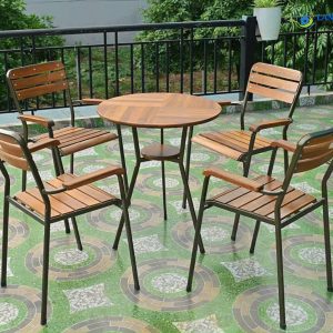 Ghế Cafe Mặt Gỗ Nan Chân Sắt Có Tay Moon 5 z4733485652057 f501de721e99935ea00436f1fe7fd6c3