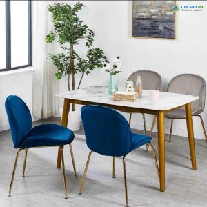 Ghế ăn bọc nỉ nhung chân sắt Gubi LA29B z4766121288870 06160a280a2bd29cb25445c69a8540ec