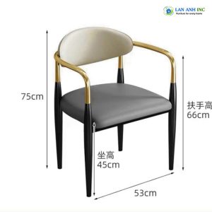 Ghế ăn, ghế cafe, ghế tiếp khách, đàm phán mặt da chân sắt Nemo z4766141535928 a6872d726963e10b2212189ba39d9766