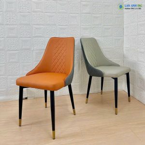 Ghế ăn, ghế cafe bọc da chân sắt cao cấp Sandy LA67
