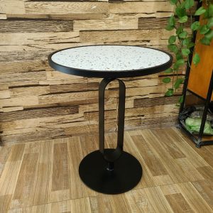 Bàn cafe chân sắt mặt gạch men SKB02