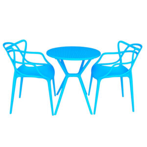 Bộ bàn cafe 2 ghế nhựa đúc hiện đại BBCF109