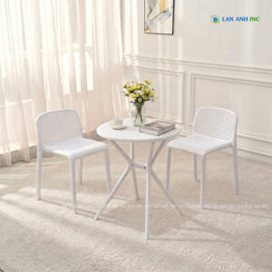 Bộ bàn cafe 2 ghế BBCF107 bo ban ghe cafe nhua tron 2 ghe dep BBCF169 5