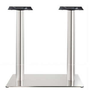 Chân bàn ăn inox đôi tròn LACB11