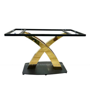 Chân bàn ăn inox mạ vàng
