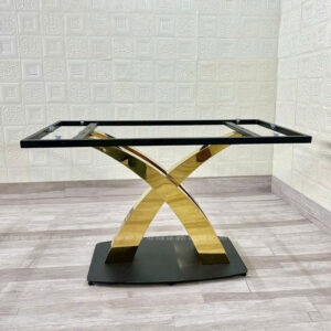 Alternative view of Chân bàn ăn inox mạ vàng