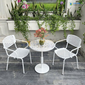 ghe cafe nha hang sat cnc co tay dep LASK23 16