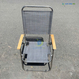 ghe xep cafe inox vai luoi tay go GXT255 14