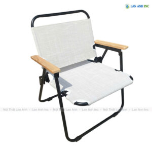 Ghế Camping Xếp Gọn Khung Tròn, Lưới Textilen Nhập Khẩu GXT253