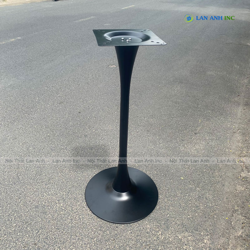 Chân bàn bar tulip sắt sơn tĩnh điện nhập khẩu màu trắng Chân bàn bar tulip sắt sơn tĩnh điện nhập khẩu màu trắng