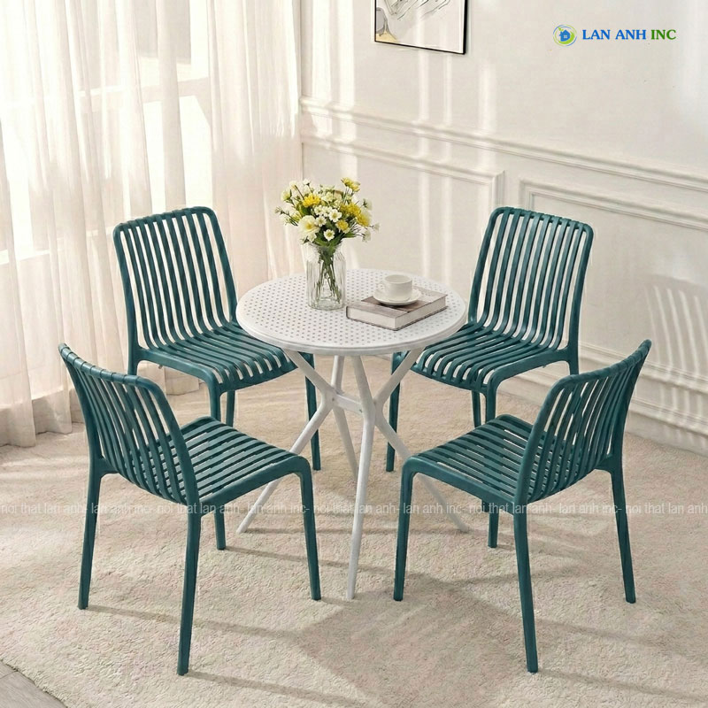 Bộ bàn ghế cafe nhựa đúc hiện đại BBCF119 Bộ bàn ghế cafe nhựa đúc hiện đại BBCF119 - Ảnh 5