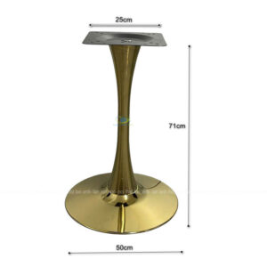 kich thuoc chan ban cafe tulip sat son vang cao cap lacb05